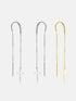 Cercei din argint Cruce (Silver/Gold)